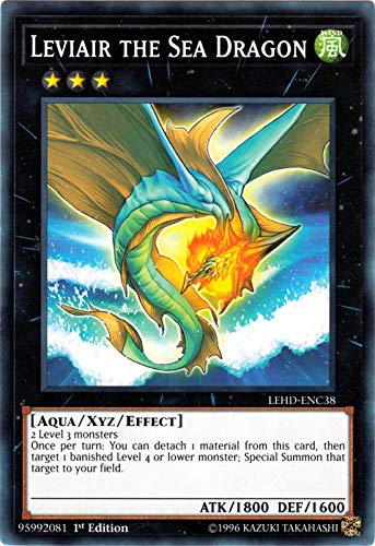 デュオリンゴ　遊戯王 Amazon.com: Yu-Gi-Oh! - Leviair The Sea Dragon - LEHD-ENC38